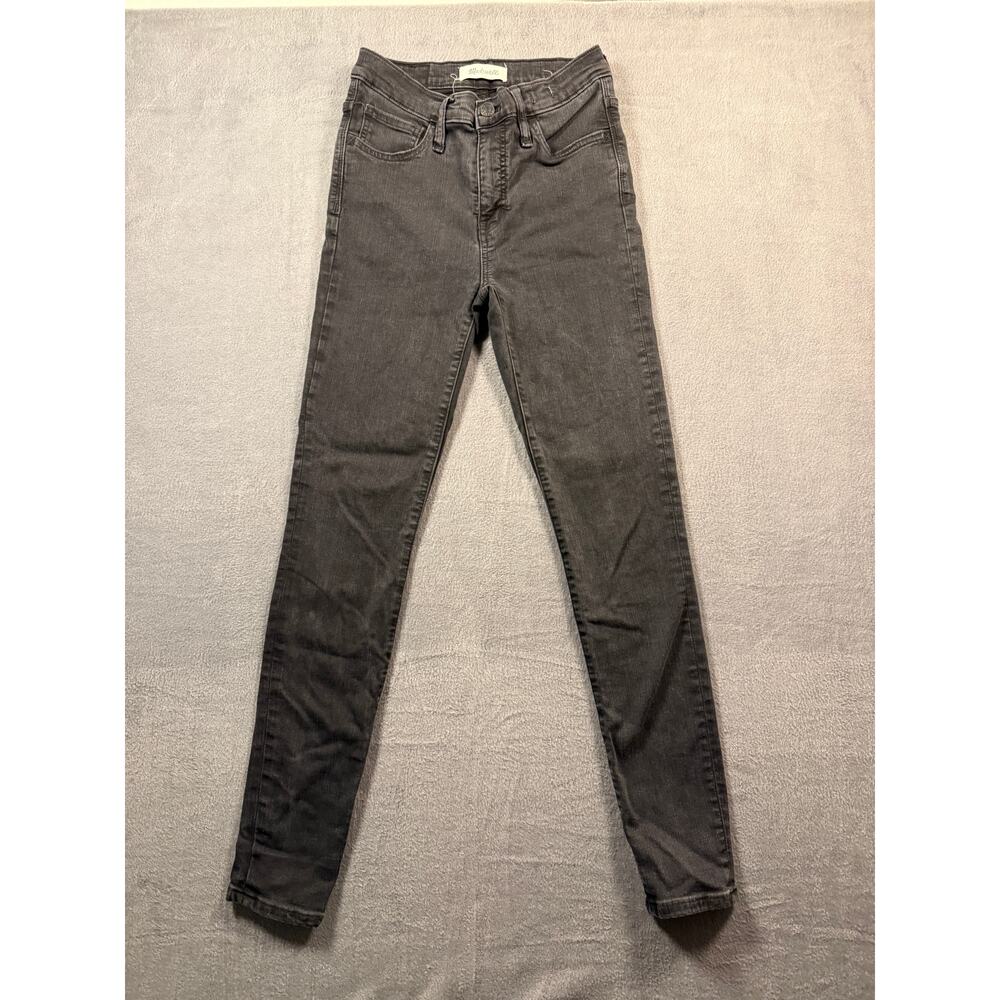 Madewell Roadtripper Black Denim Jeans Size 26‎ High Rise (28" inseam)